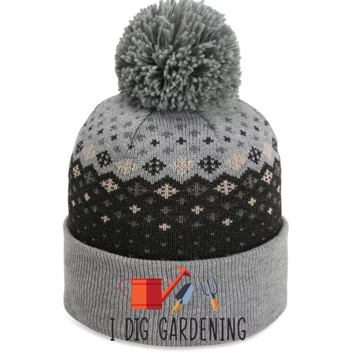 I Dig Gardening The Baniff Cuffed Pom Beanie