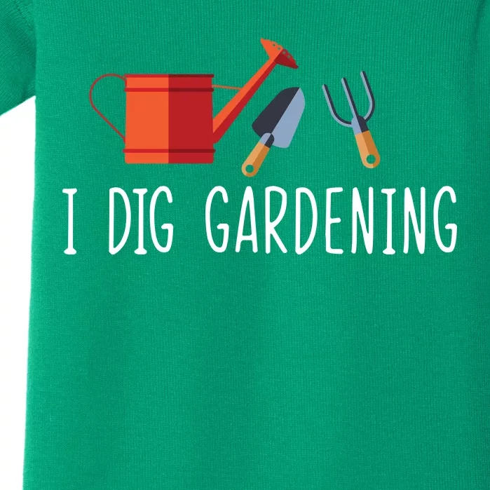 I Dig Gardening Baby Bodysuit