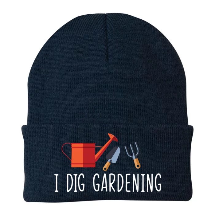 I Dig Gardening Knit Cap Winter Beanie