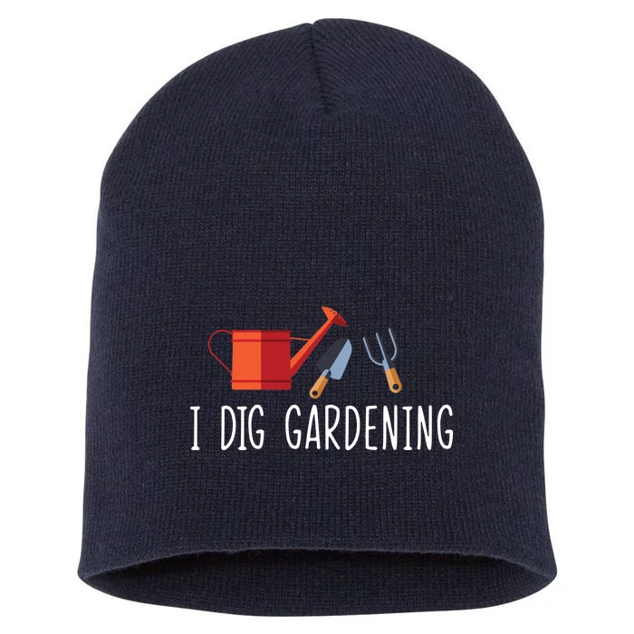 I Dig Gardening Short Acrylic Beanie