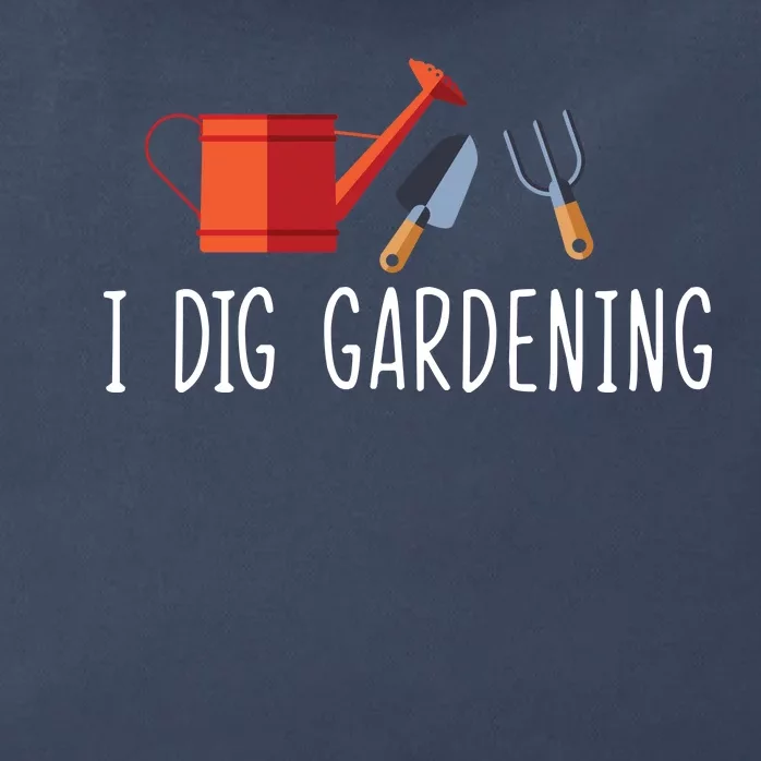 I Dig Gardening Zip Tote Bag