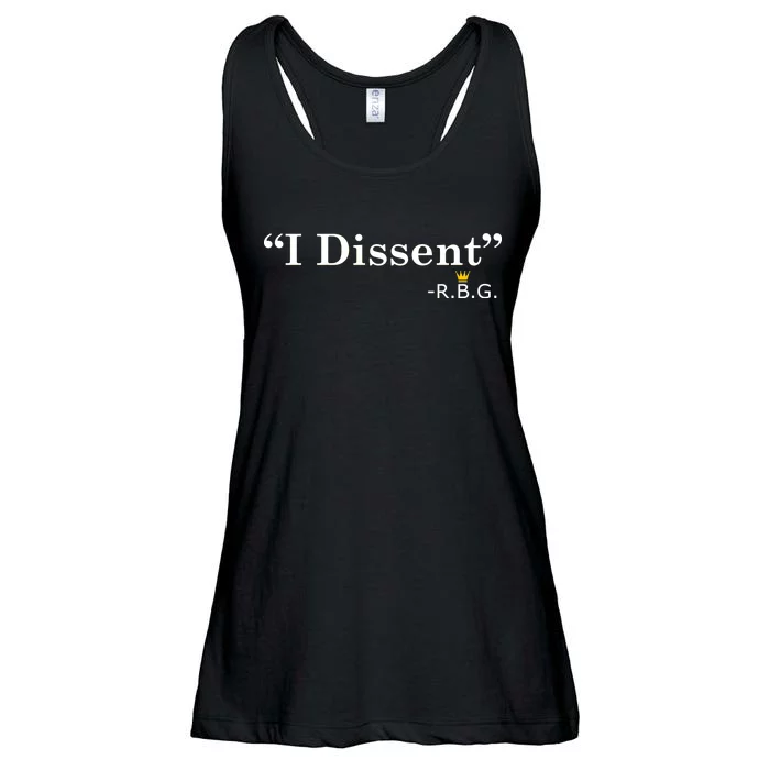 I Dissent RBG Ruth Bader Ginsburg Ladies Essential Flowy Tank