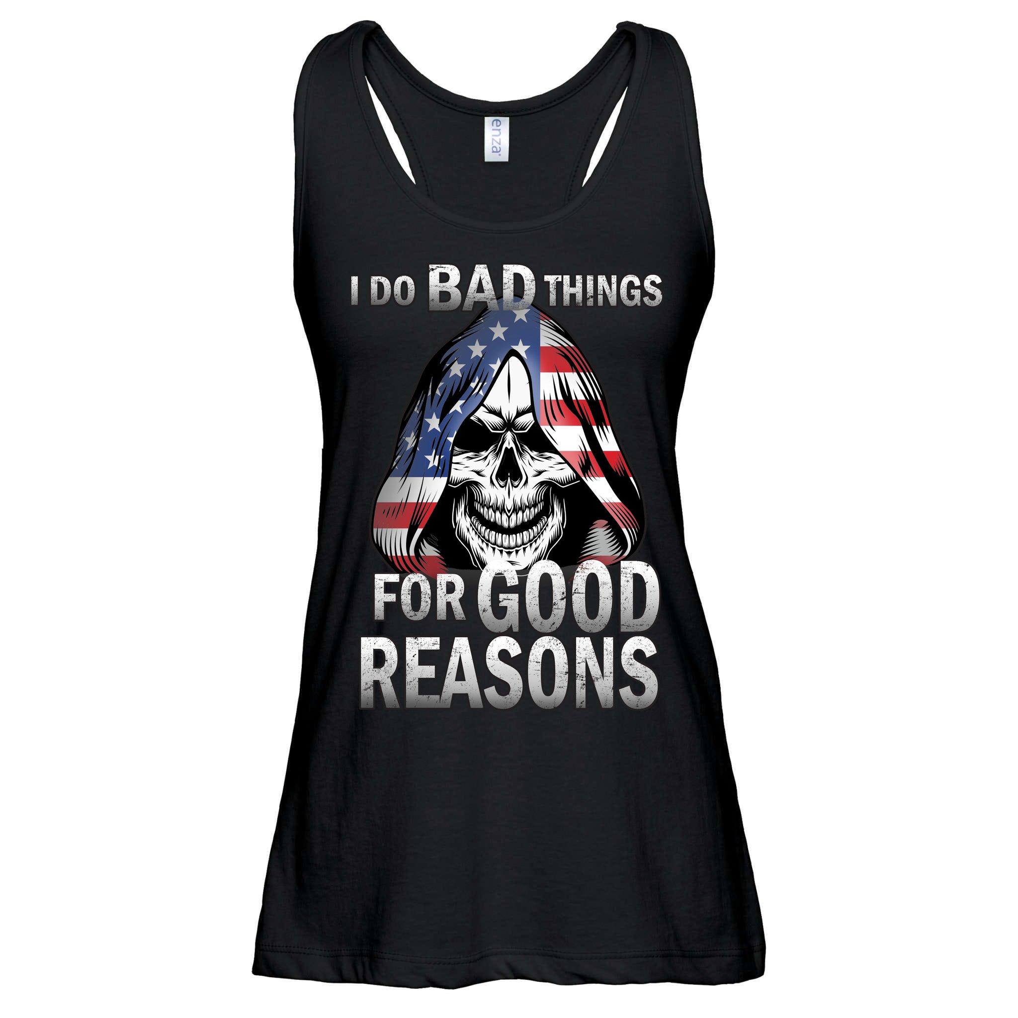 i-do-bad-things-for-good-reasons-ladies-essential-flowy-tank