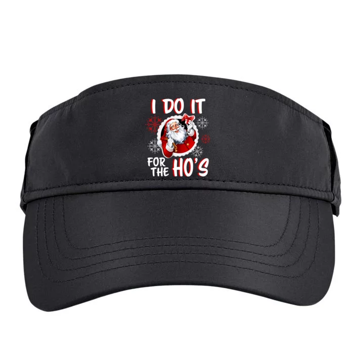 I Do It For the Ho's Funny Santa Claus Adult Drive Performance Visor