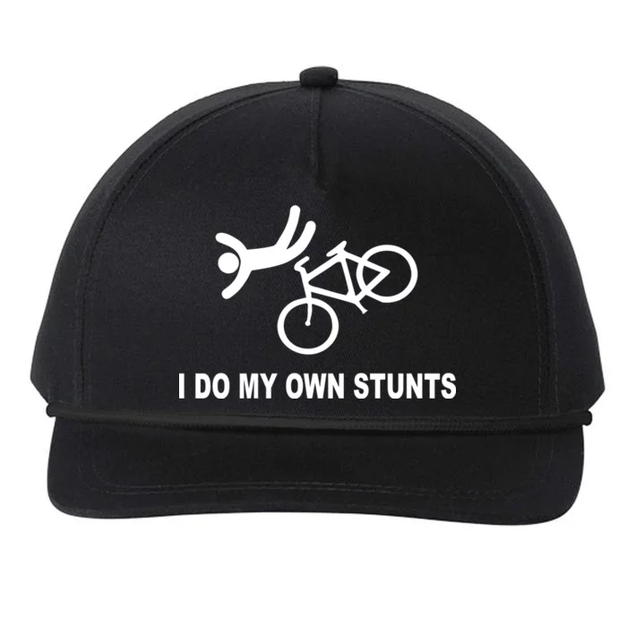 I Do My Own Stunts Snapback Five-Panel Rope Hat