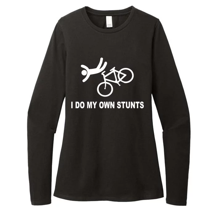 I Do My Own Stunts Womens CVC Long Sleeve Shirt