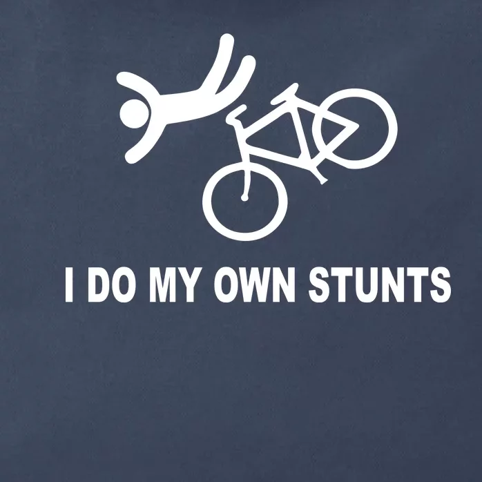 I Do My Own Stunts Zip Tote Bag