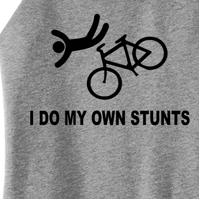 I Do My Own Stunts Women’s Perfect Tri Rocker Tank