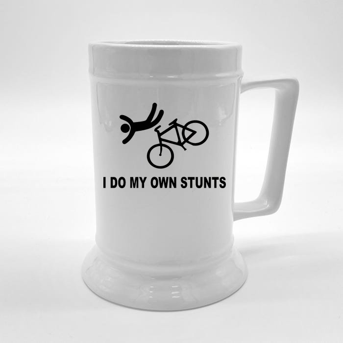 I Do My Own Stunts Front & Back Beer Stein