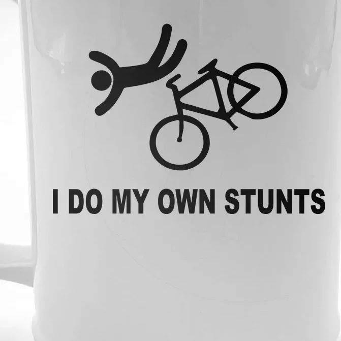 I Do My Own Stunts Front & Back Beer Stein