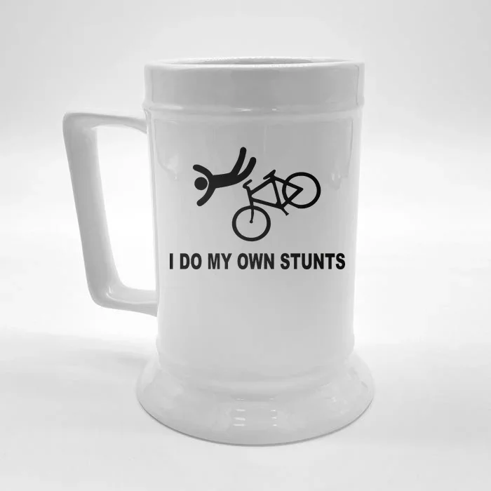 I Do My Own Stunts Front & Back Beer Stein