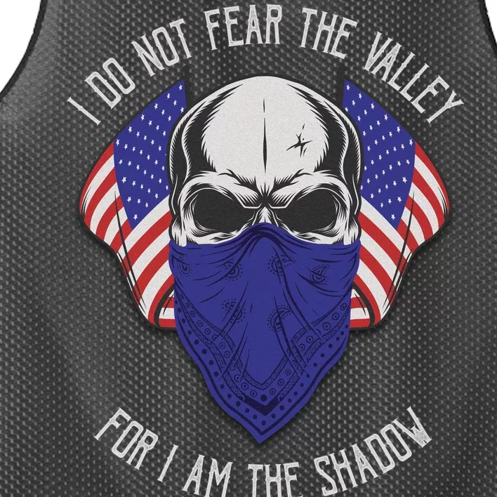 I Do Not Fear The Valley For I Am The Shadow Mesh Reversible Basketball Jersey Tank