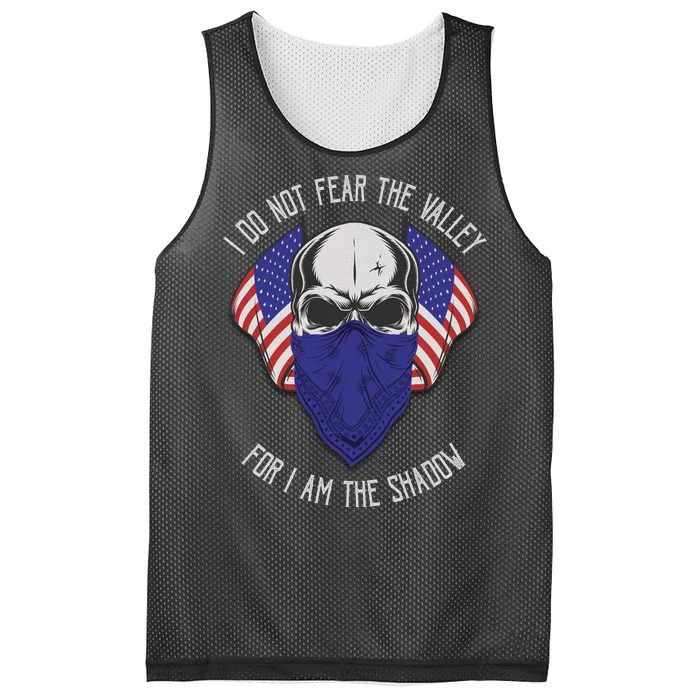 I Do Not Fear The Valley For I Am The Shadow Mesh Reversible Basketball Jersey Tank