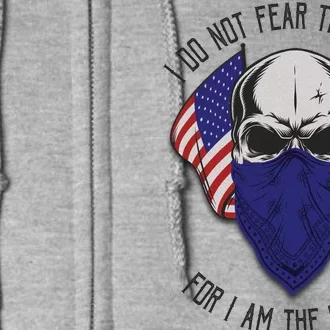 I Do Not Fear The Valley For I Am The Shadow Full Zip Hoodie