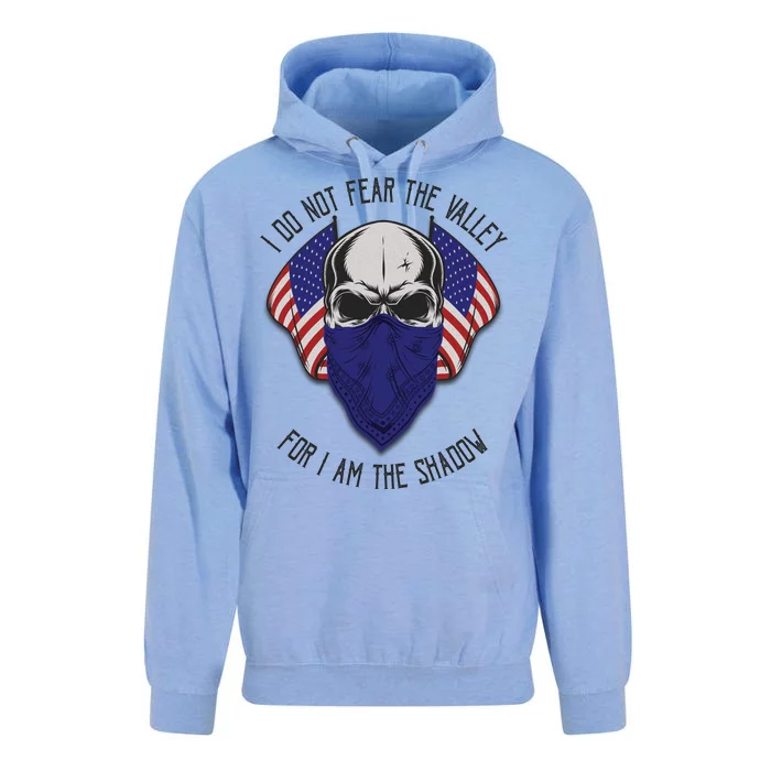 I Do Not Fear The Valley For I Am The Shadow Unisex Surf Hoodie