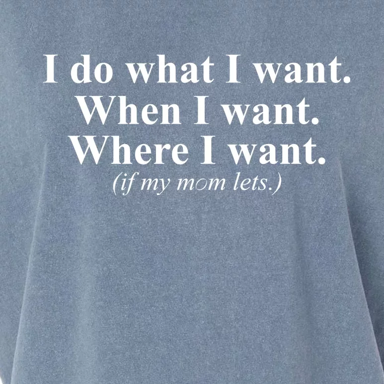 I Do What I Want Garment-Dyed Women's Muscle Tee