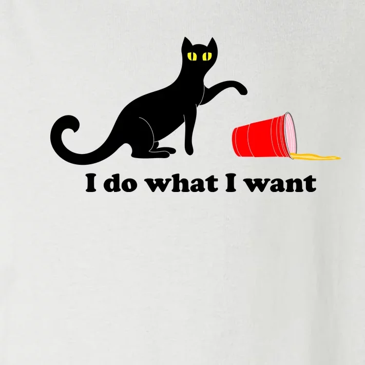 I Do What I Want Evil Cat Toddler Long Sleeve Shirt