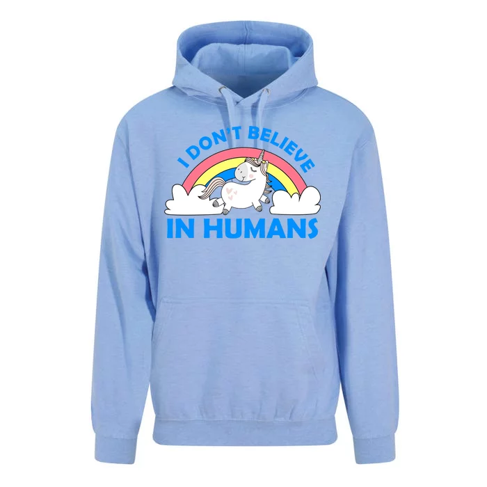 I Don't Believe In Humans Unisex Surf Hoodie