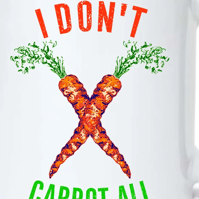 I Don't Carrot All Black Color Changing Mug