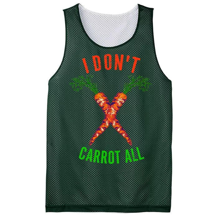 I Don't Carrot All Mesh Reversible Basketball Jersey Tank