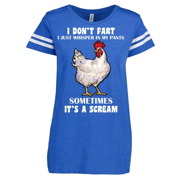 I Don't Fart I whisper In My Pants It's A Scream Enza Ladies Jersey Football T-Shirt