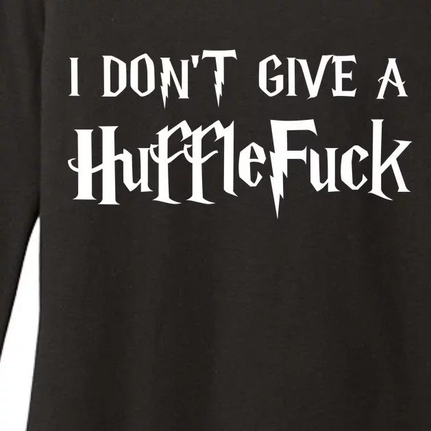 I Don't Give A HuffleFuck Womens CVC Long Sleeve Shirt