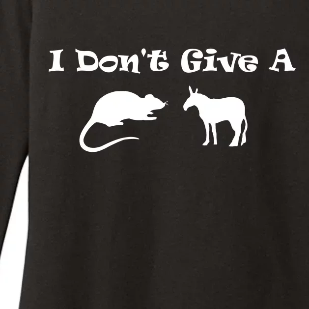 I Don't Give A Rat's Ass Womens CVC Long Sleeve Shirt