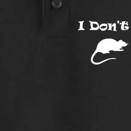 I Don't Give A Rat's Ass Dry Zone Grid Performance Polo