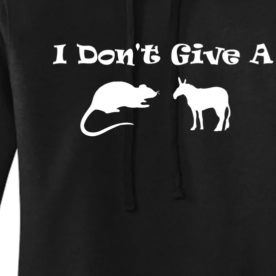 I Don't Give A Rat's Ass Women's Pullover Hoodie