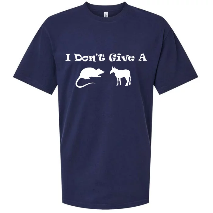 I Don't Give A Rat's Ass Sueded Cloud Jersey T-Shirt