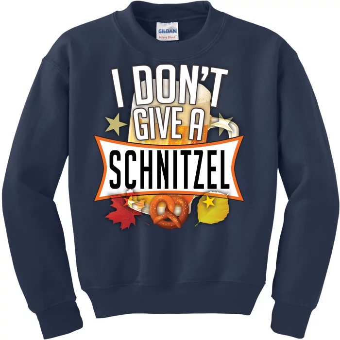 I Don't Give A Schnitzel Kids Sweatshirt