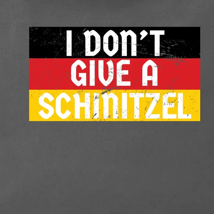 I Don't Give A Schnitzel Funny Oktoberfest Zip Tote Bag