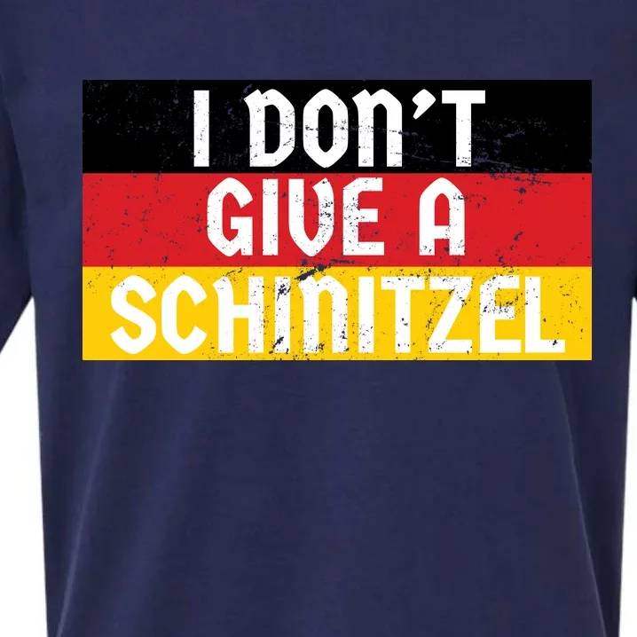 I Don't Give A Schnitzel Funny Oktoberfest Sueded Cloud Jersey T-Shirt