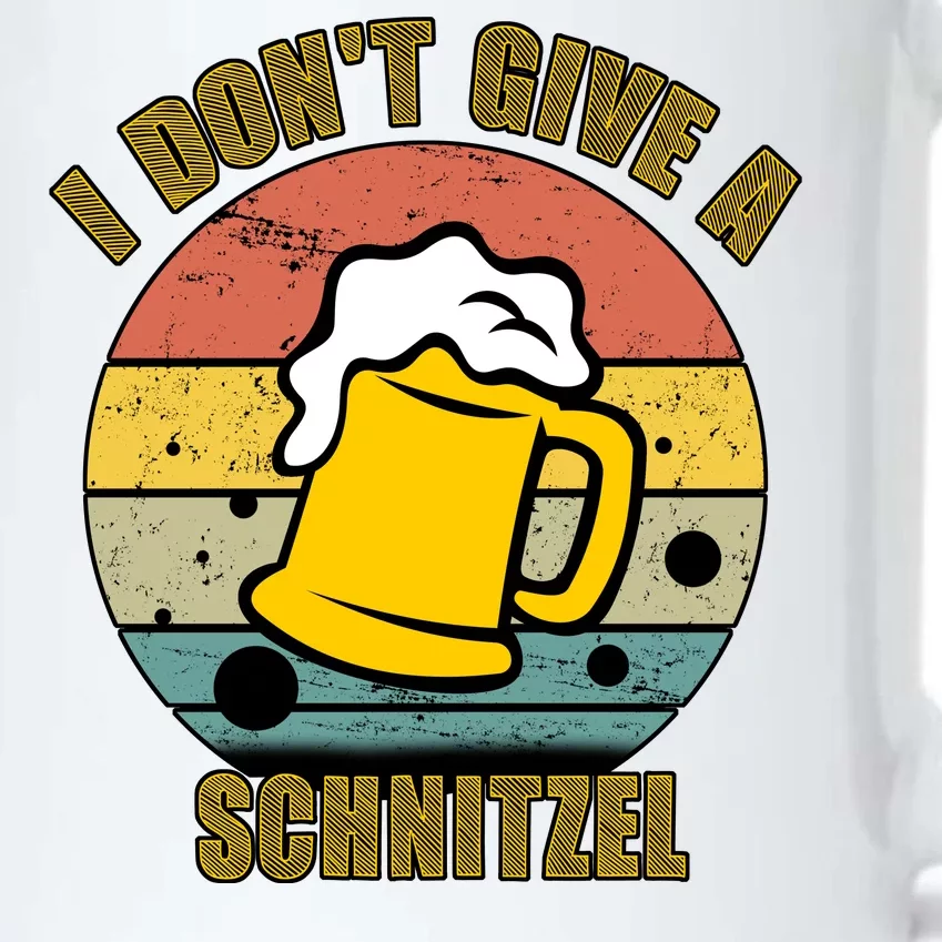 I Don't Give A Schnitzel Funny Oktoberfest Beer Black Color Changing Mug