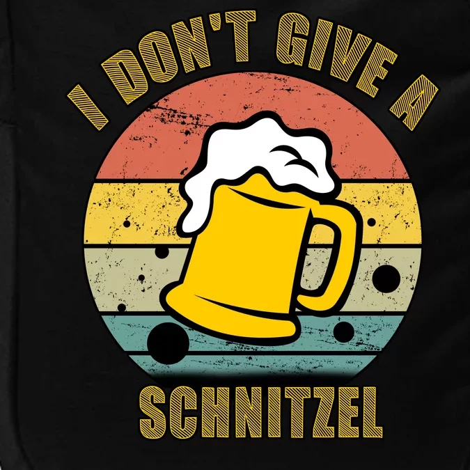 I Don't Give A Schnitzel Funny Oktoberfest Beer Impact Tech Backpack