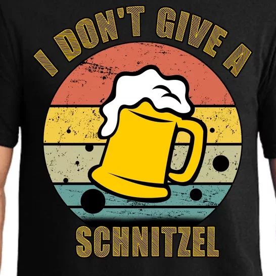 I Don't Give A Schnitzel Funny Oktoberfest Beer Pajama Set