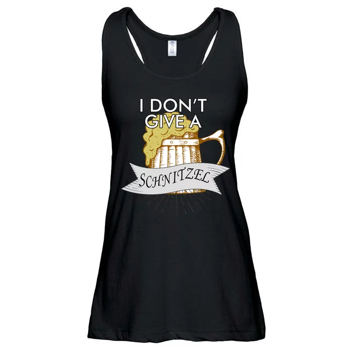 I Don't Give A Schnitzel Oktoberfest Beer Ladies Essential Flowy Tank