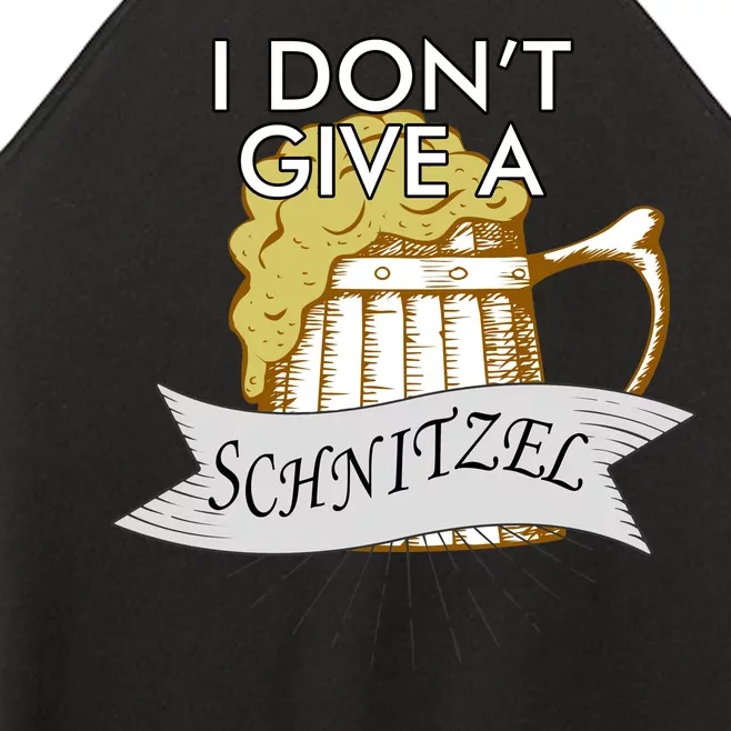 I Don't Give A Schnitzel Oktoberfest Beer Women’s Perfect Tri Rocker Tank