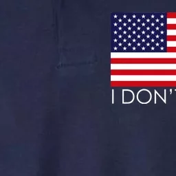 I Don't Kneel USA Flag Softstyle Adult Sport Polo