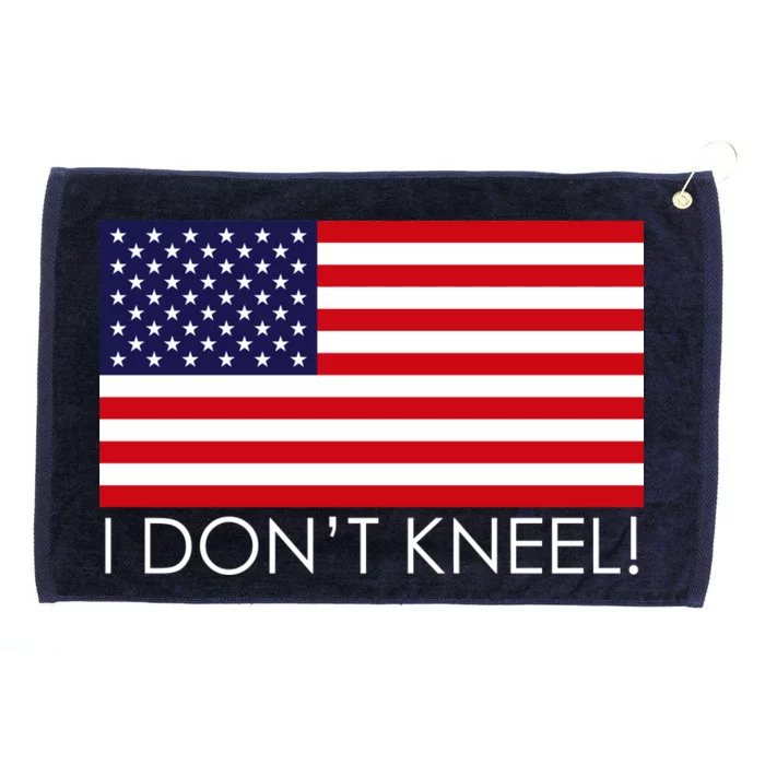 I Don't Kneel USA Flag Grommeted Golf Towel