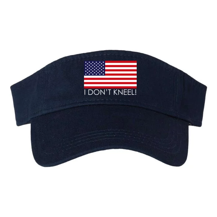 I Don't Kneel USA Flag Valucap Bio-Washed Visor