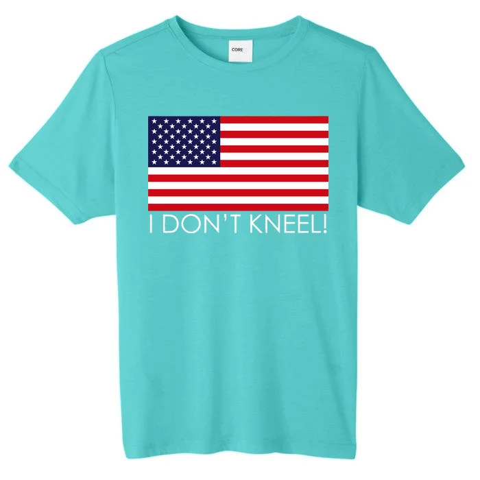 I Don't Kneel USA Flag ChromaSoft Performance T-Shirt