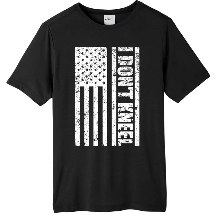 I Dont Kneel Vintage USA Flag ChromaSoft Performance T-Shirt