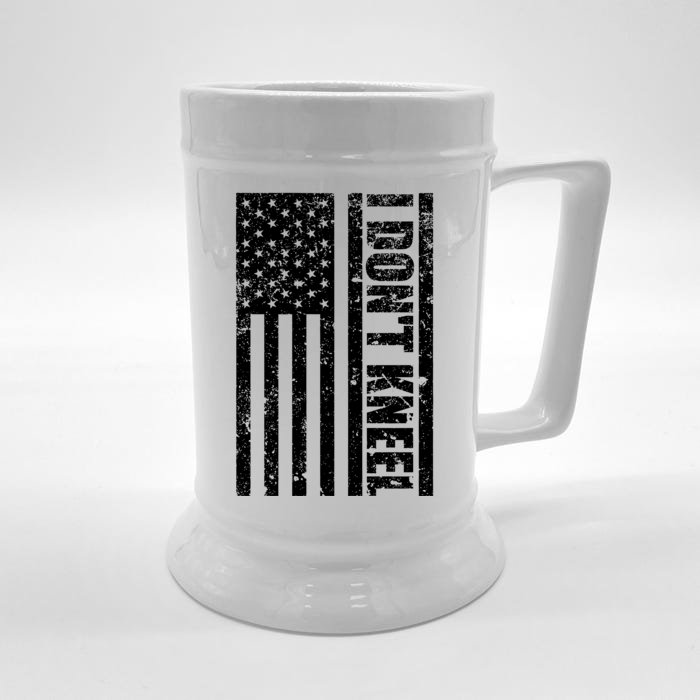 I Dont Kneel Vintage USA Flag Front & Back Beer Stein