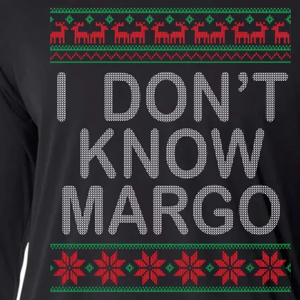 I Don't Know Margo Ugly Matching Christmas Cooling Performance Long Sleeve Crew