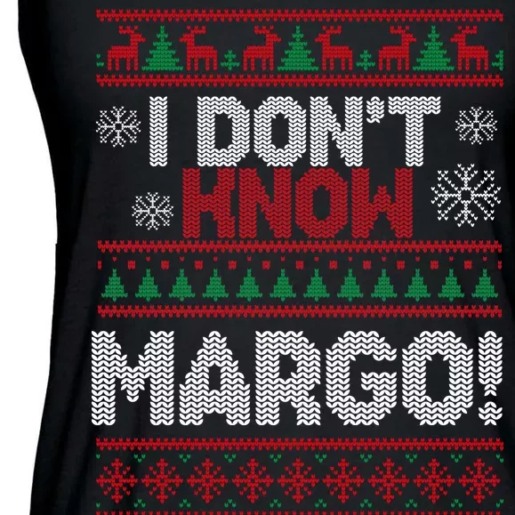 I Don't Margo Funny Christmas Ladies Essential Flowy Tank