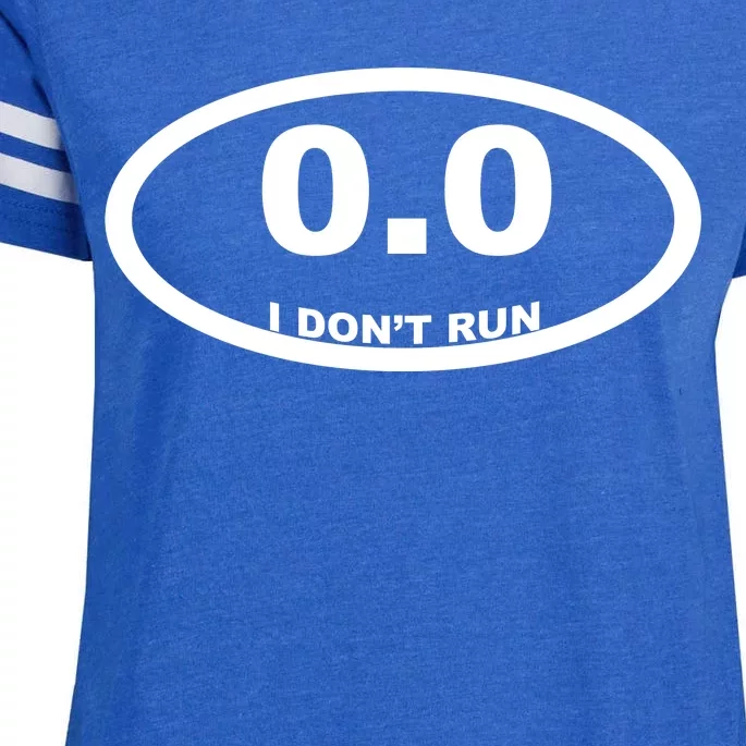 I Don't Run Enza Ladies Jersey Football T-Shirt