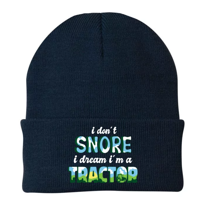 I Don't Snore I Dream I'm A Tractor Knit Cap Winter Beanie