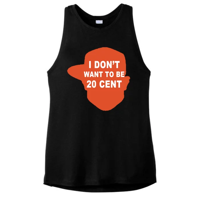 I Don't Want To Be 20 Cent Ladies Tri-Blend Wicking Tank