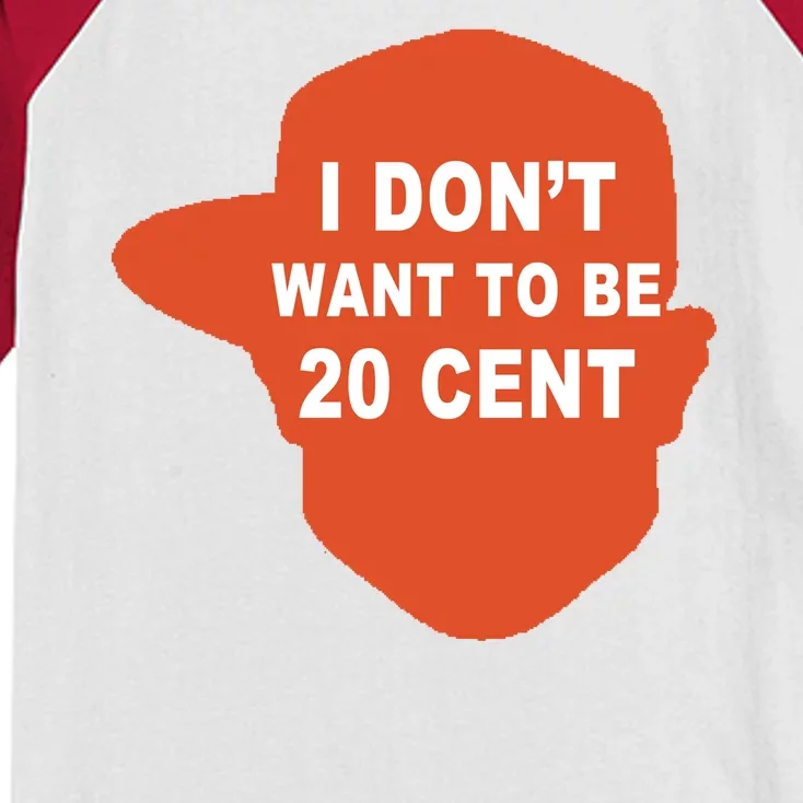 I Don't Want To Be 20 Cent Kids Colorblock Raglan Jersey